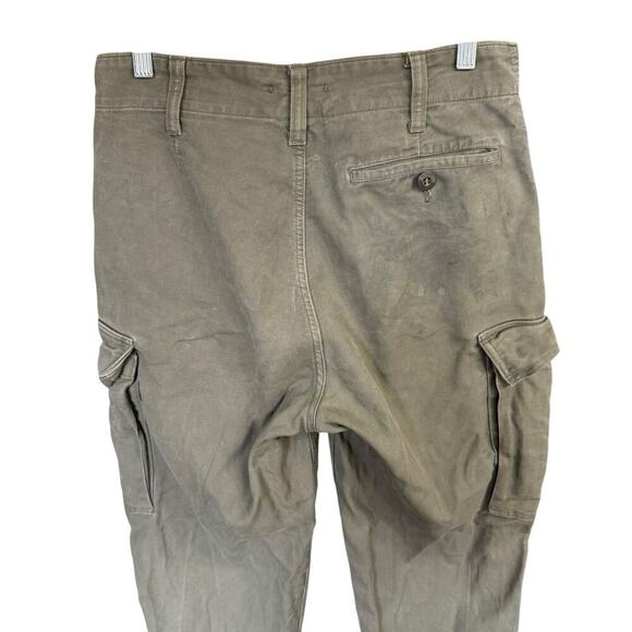 Vtg 80s H Winnen GMBH & Co army pants 6 Green Grunge Gorpcore Cargo Button Fly - Picture 6 of 14